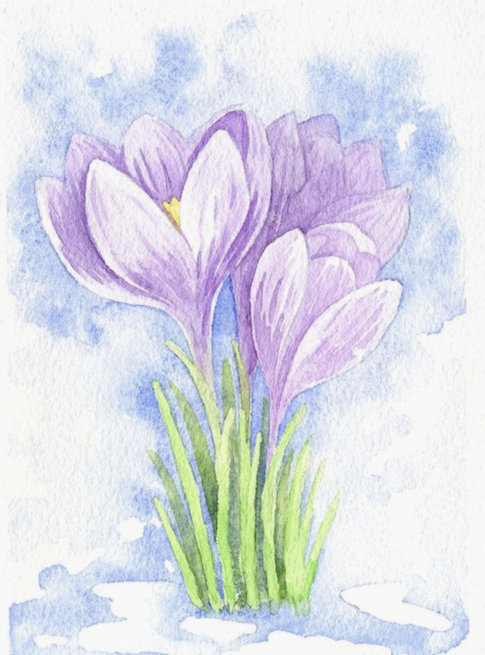 Подснежник для детей