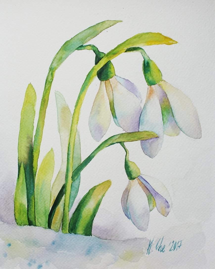 Весенние цветы детские