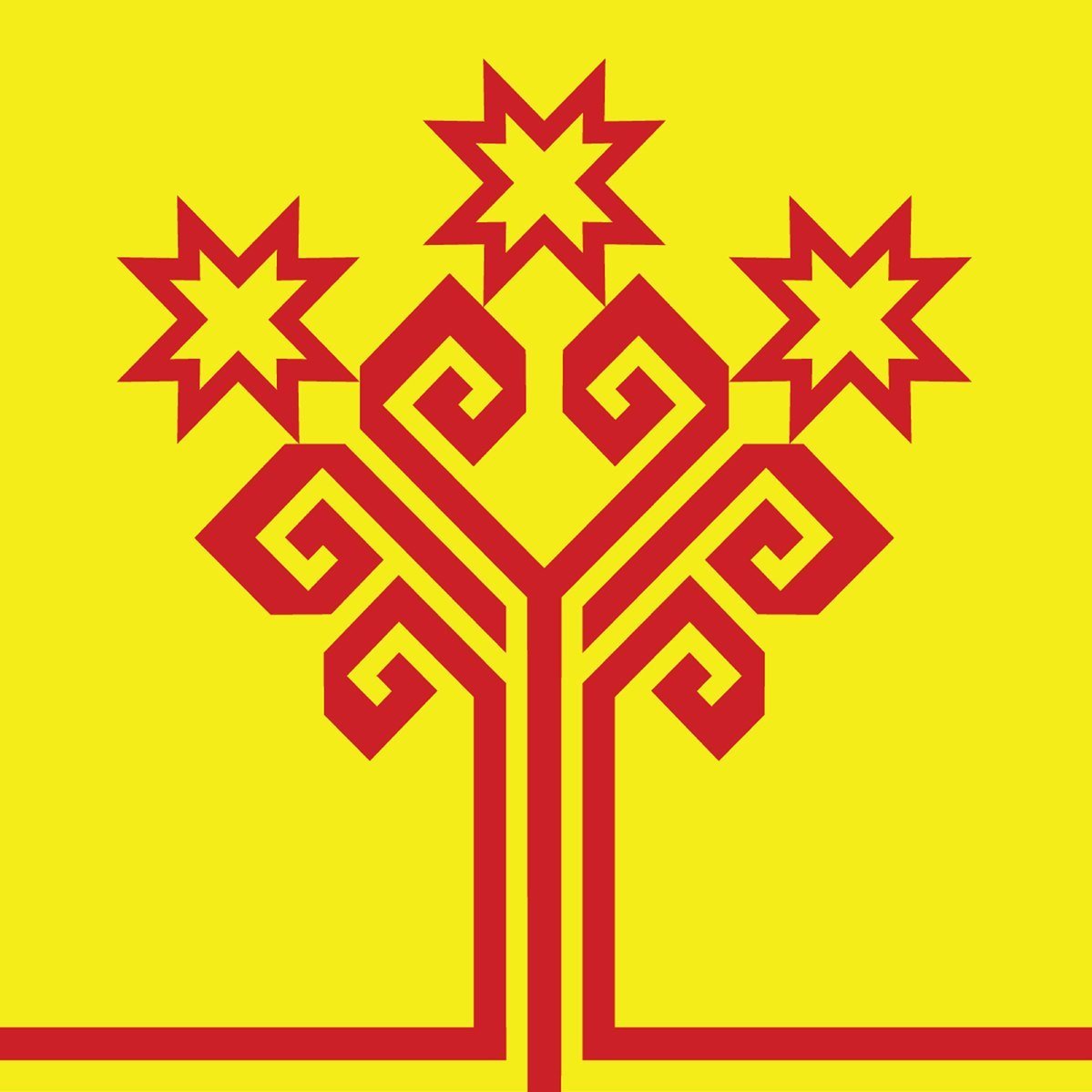 Чувашский узор "Древо рода, жизни, мудрости"