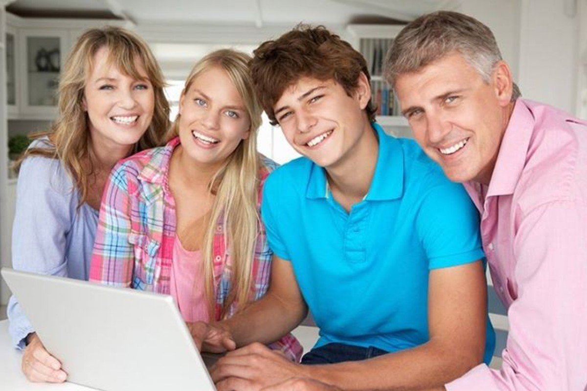 Семья взрослые дети