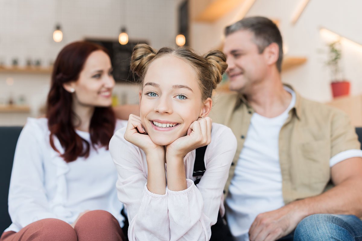 Стильные прически для всей семьи