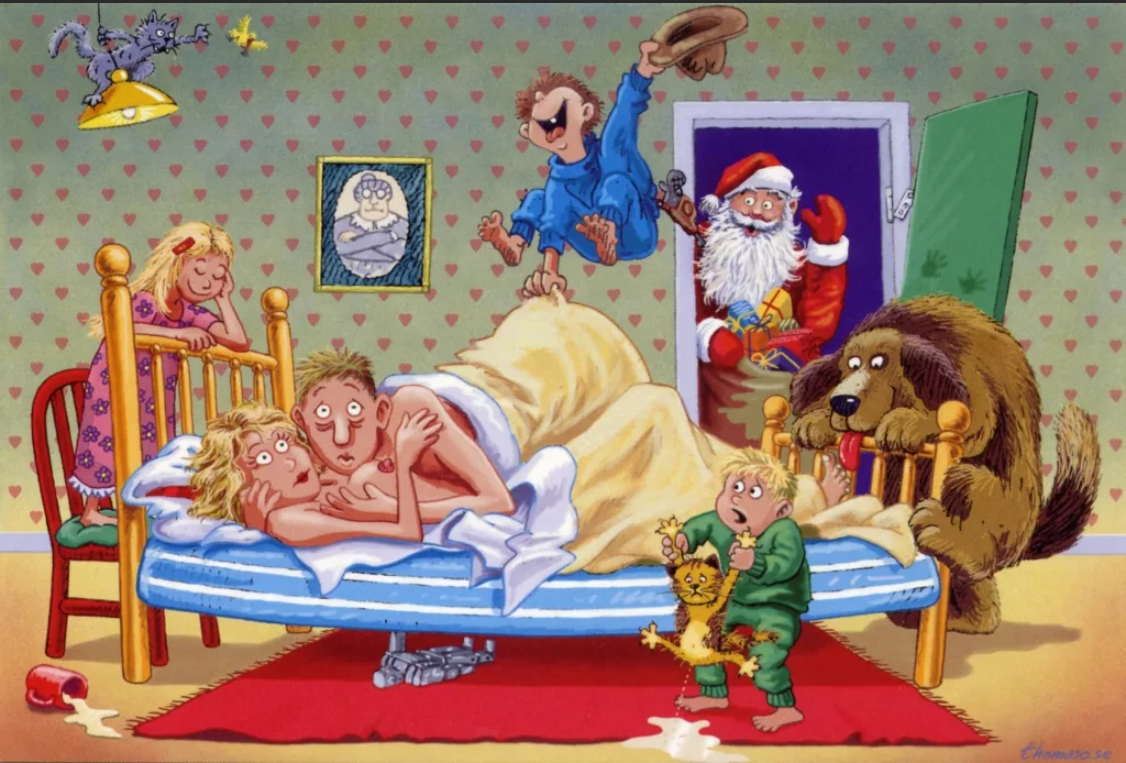 Карикатуры про семью прикольные