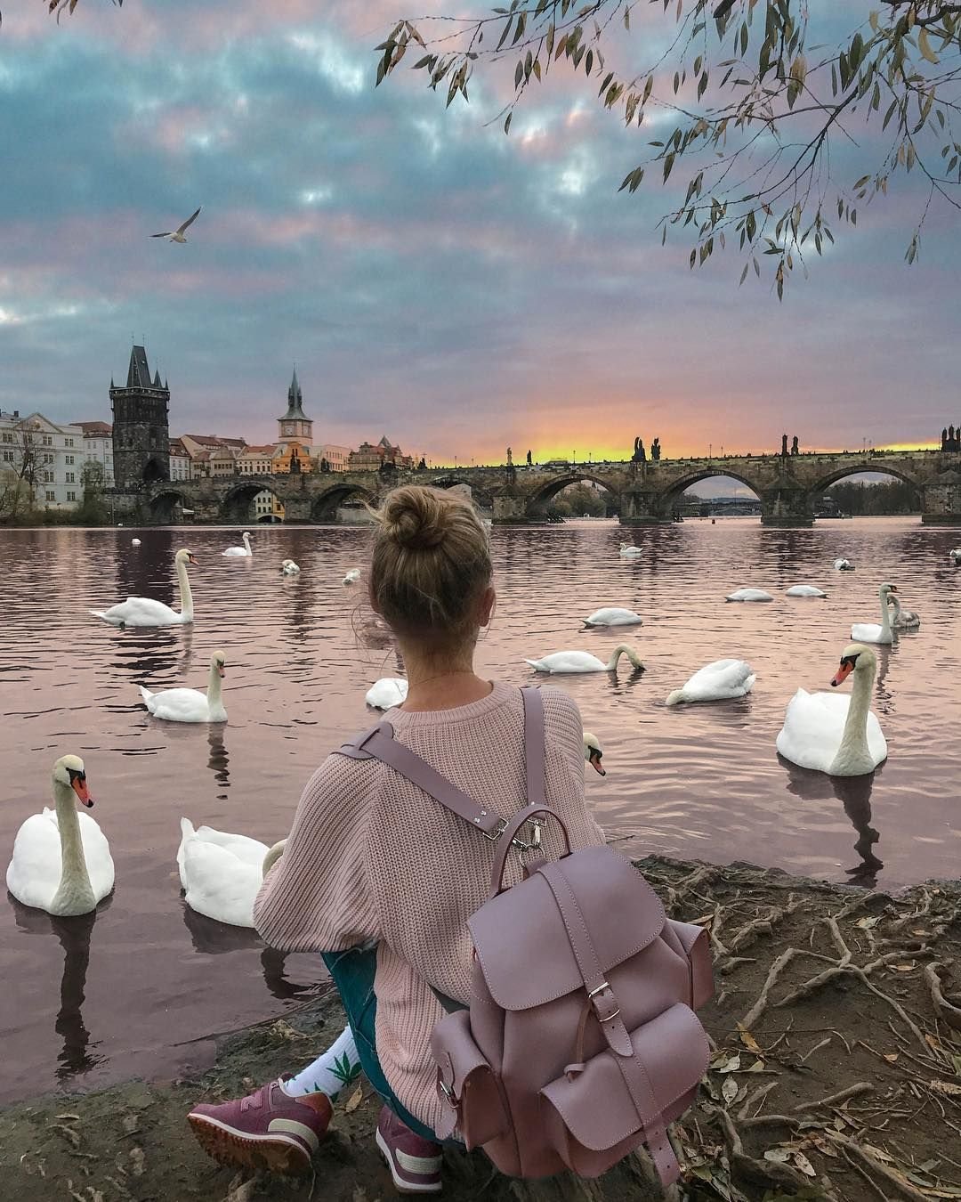 Креативная фотосессия с цветами