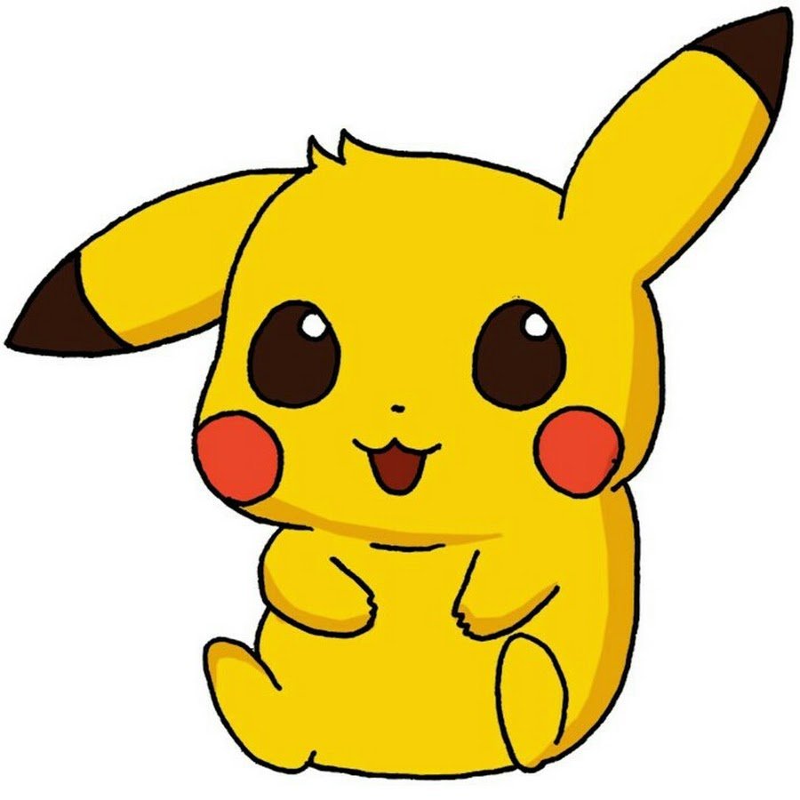 Пикачу для срисовки