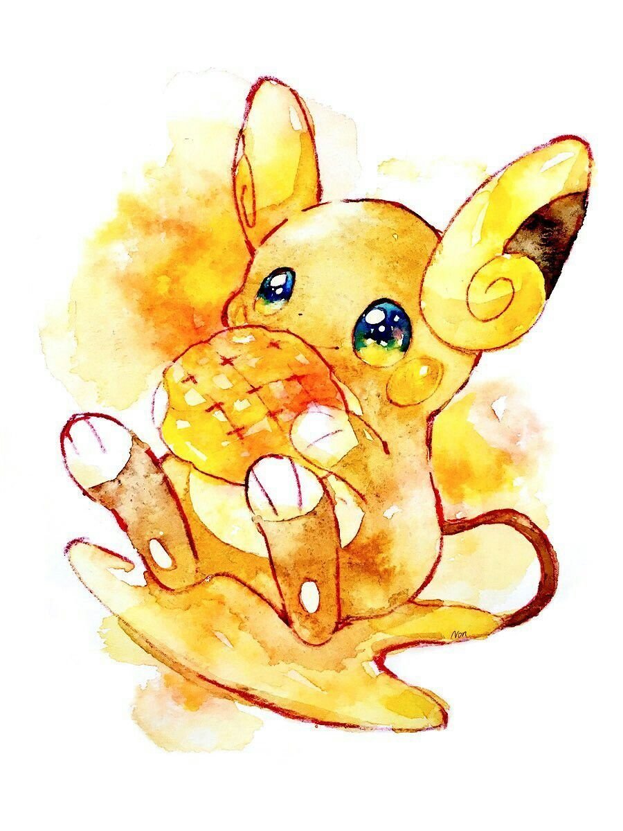 Легкие картинки пикачу