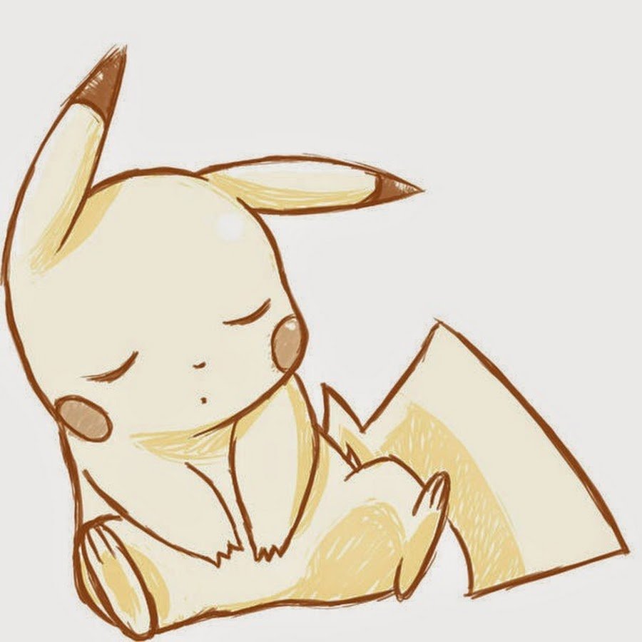 Аниме милый покемон Пикачу