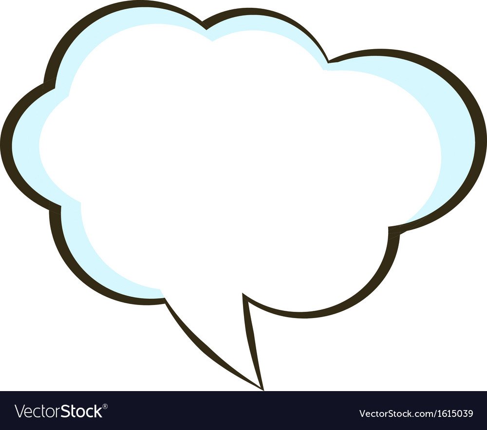 Облачко мыслей с надписями