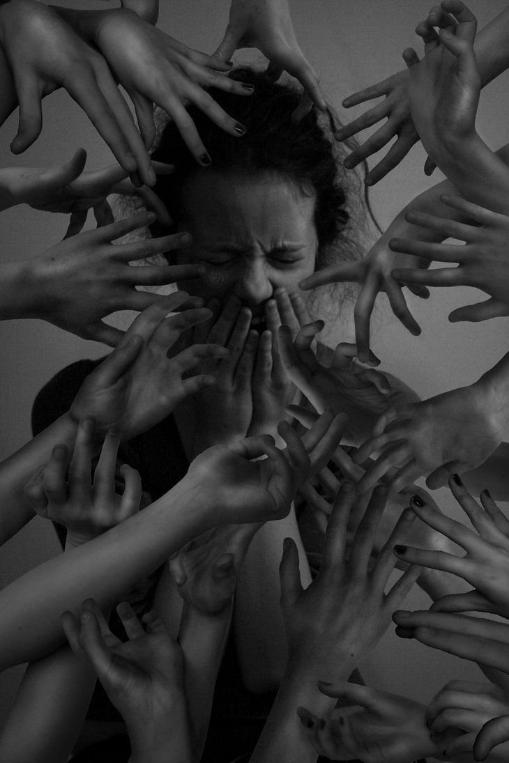 Человек много рук