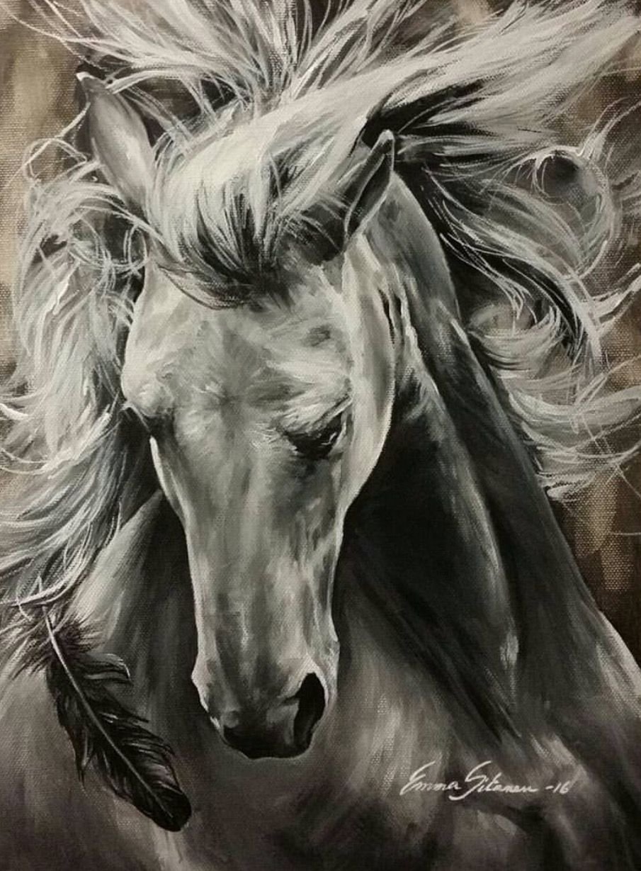 Реалистичные арты лошадей