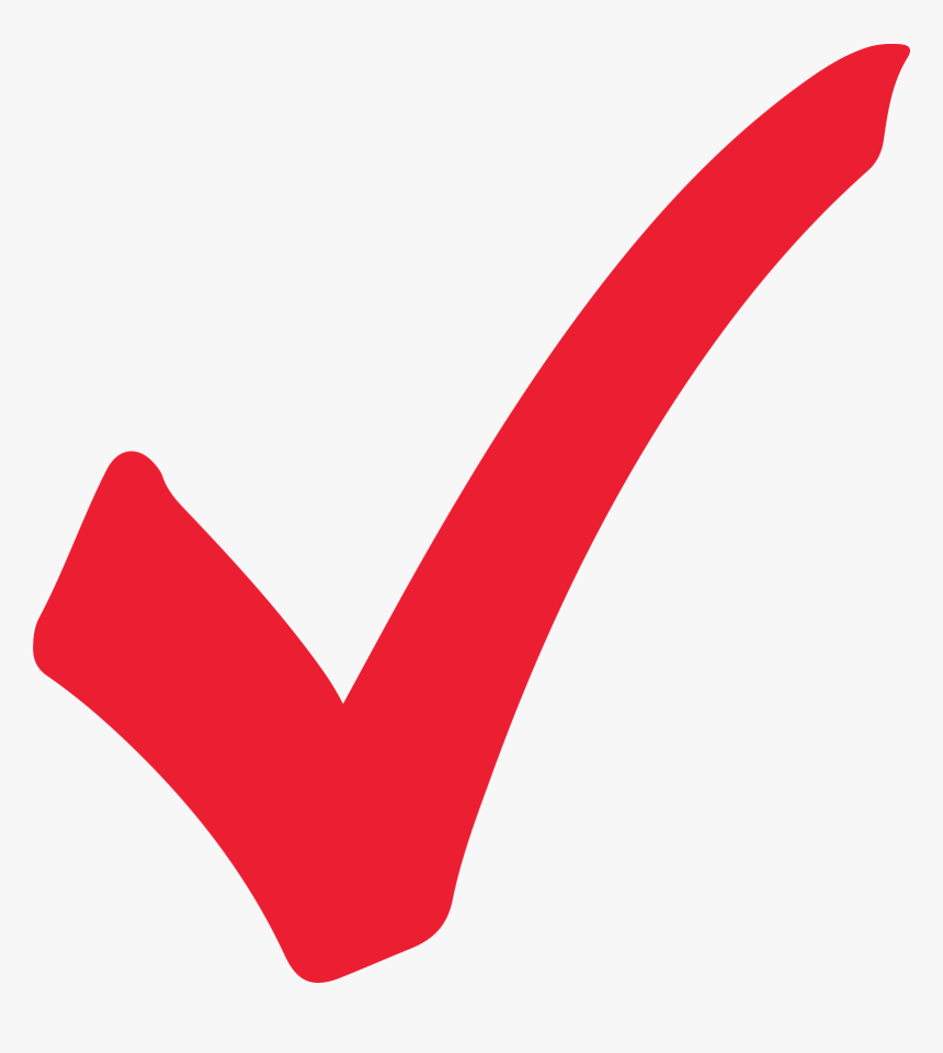 Галочка сине-красная