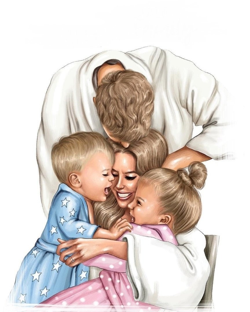 Фотосессия с тремя детьми