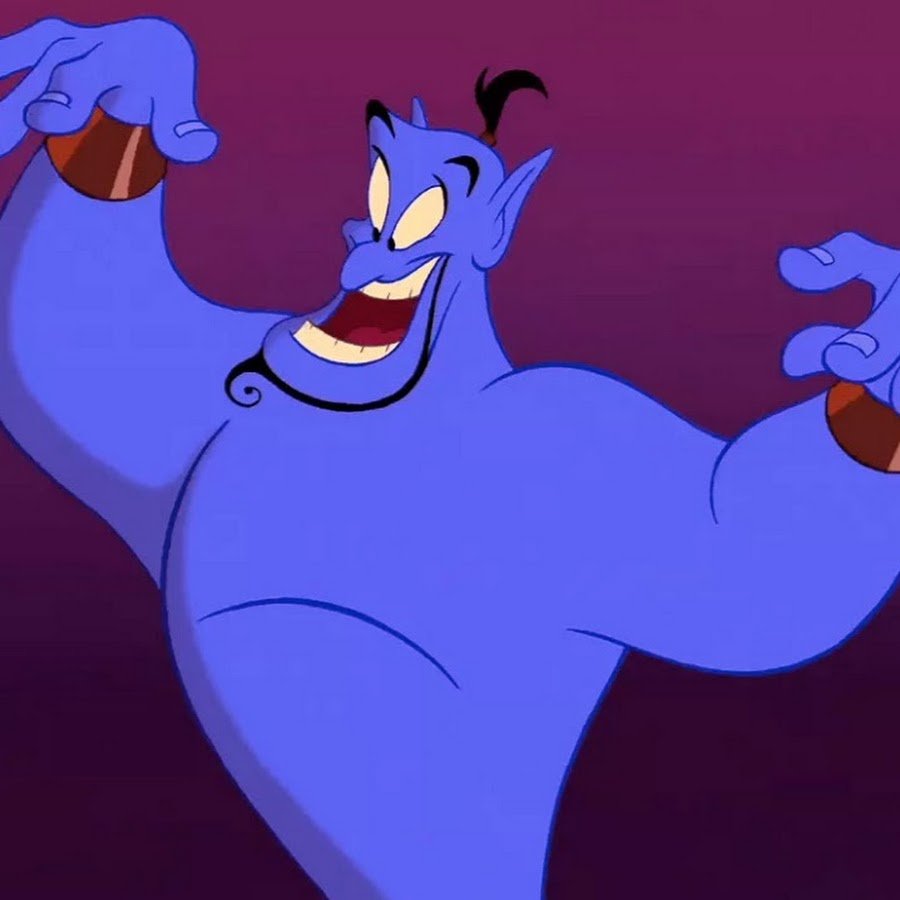 Аладдин мультфильм Джин