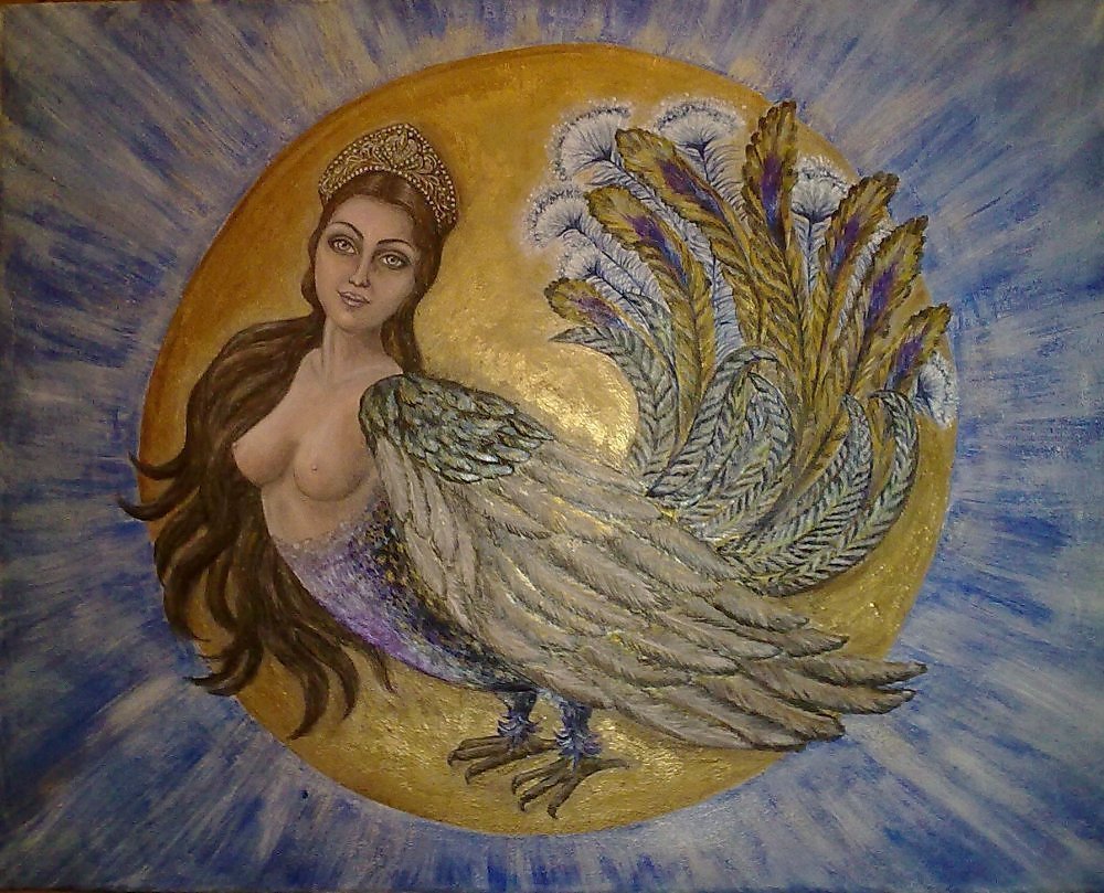 Птица Сирин Гамаюн кукла