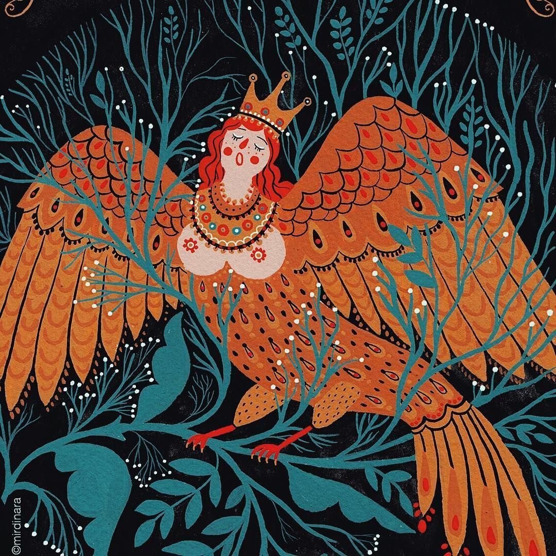 Сказочная птица Сирин