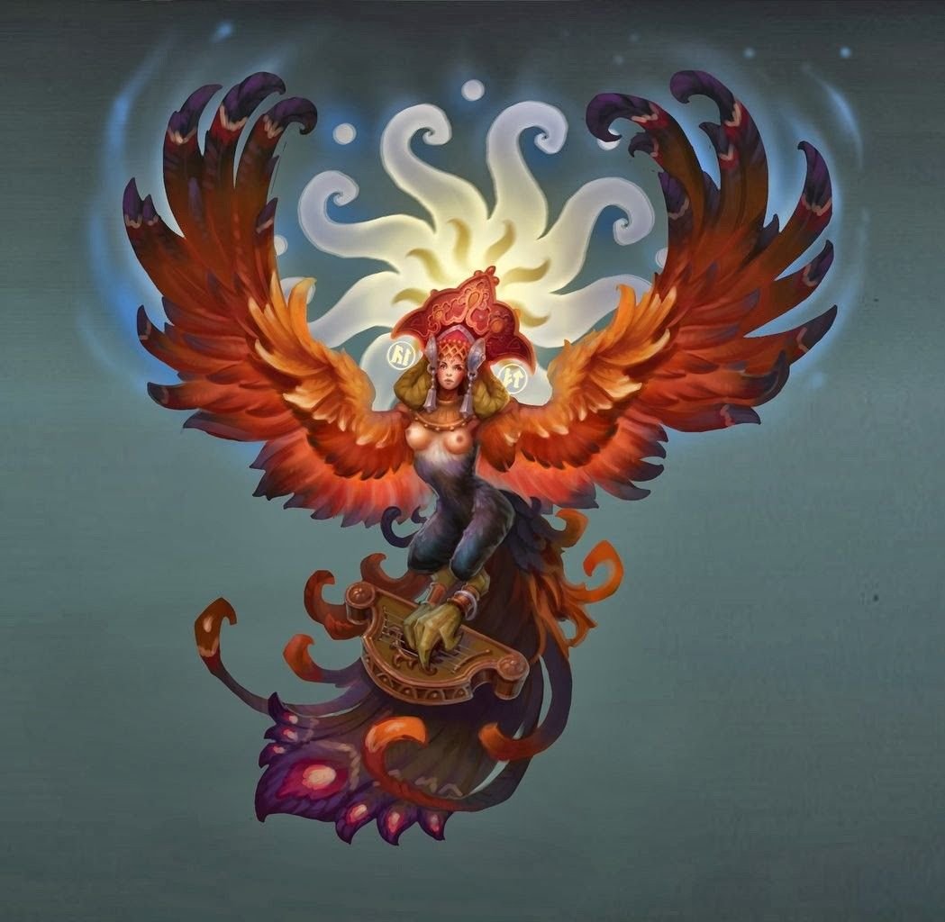 Птица Сирин алконост и Гамаюн