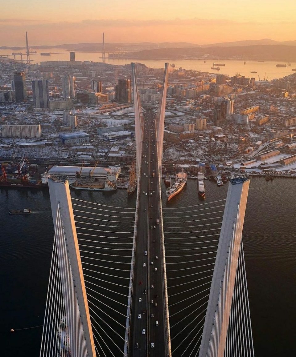 Залив золотой Рог Владивосток