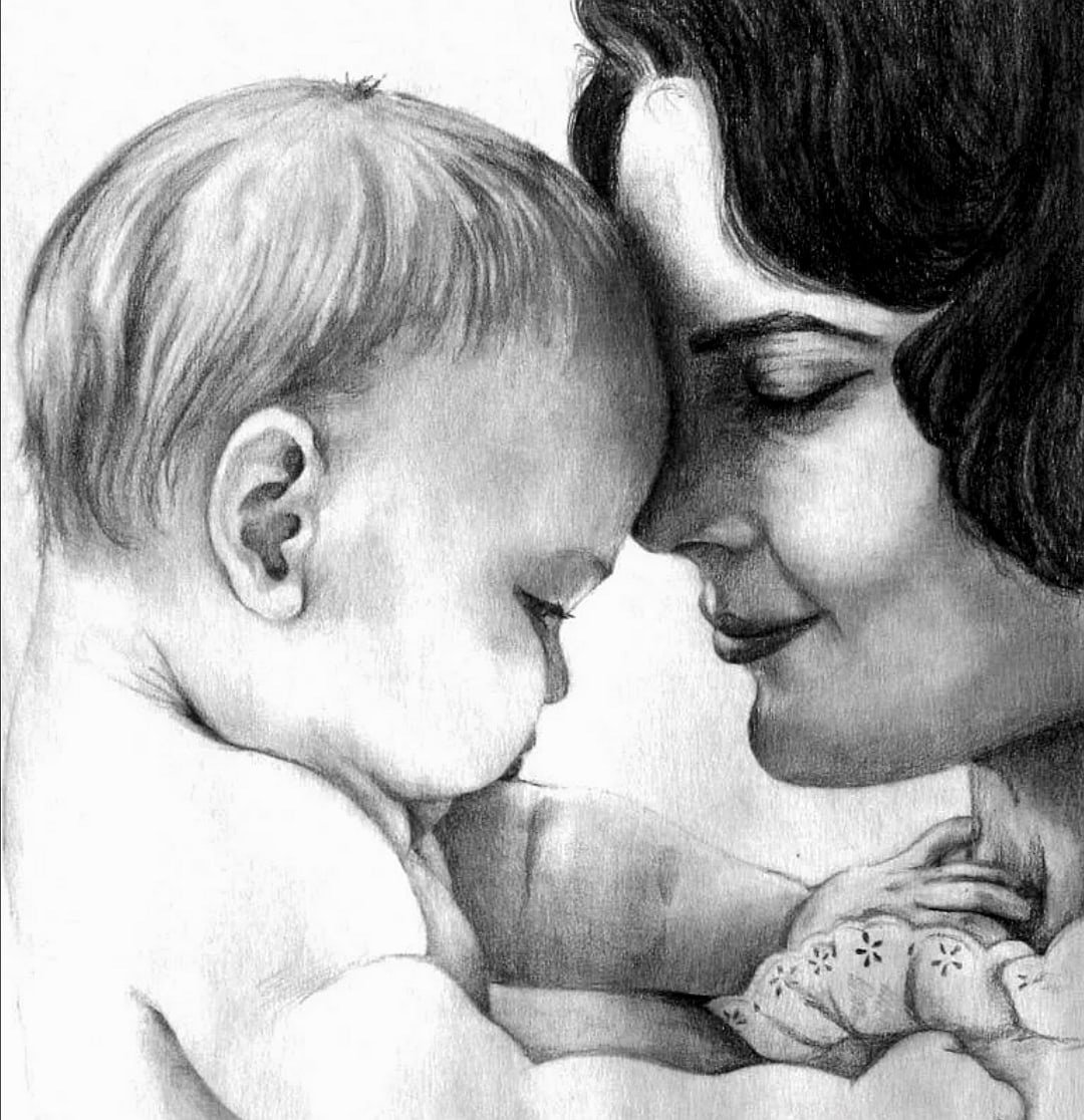 Объятия мамы и ребенка