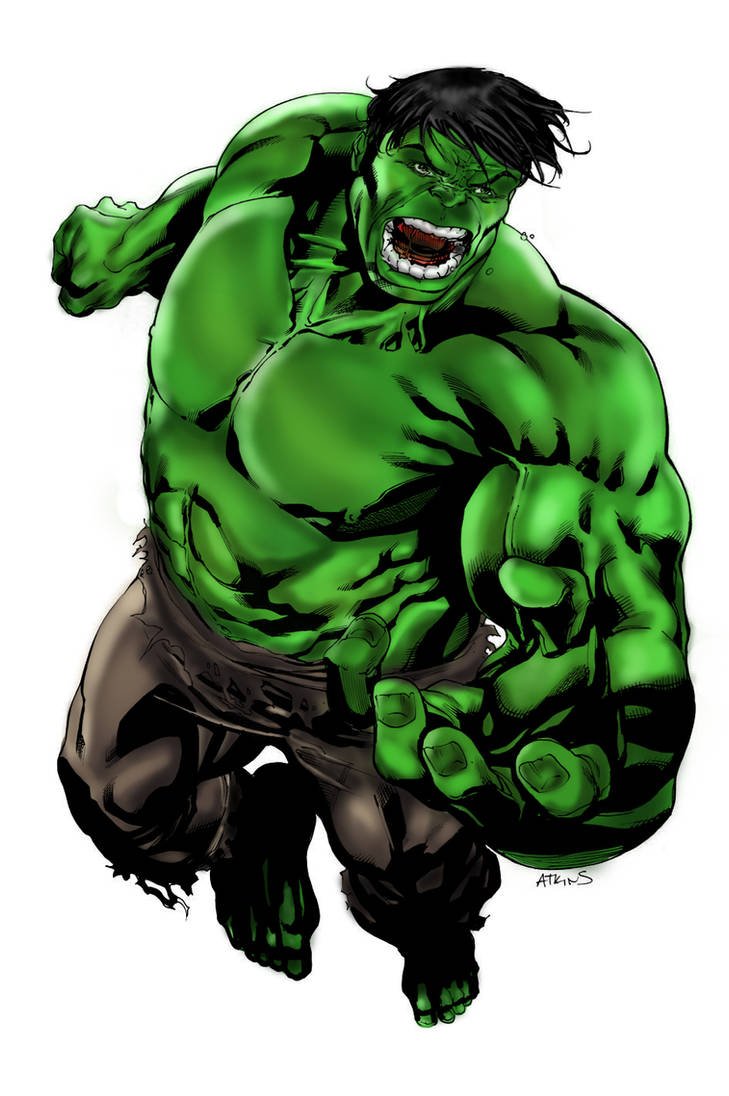 Лысый Халк Марвел