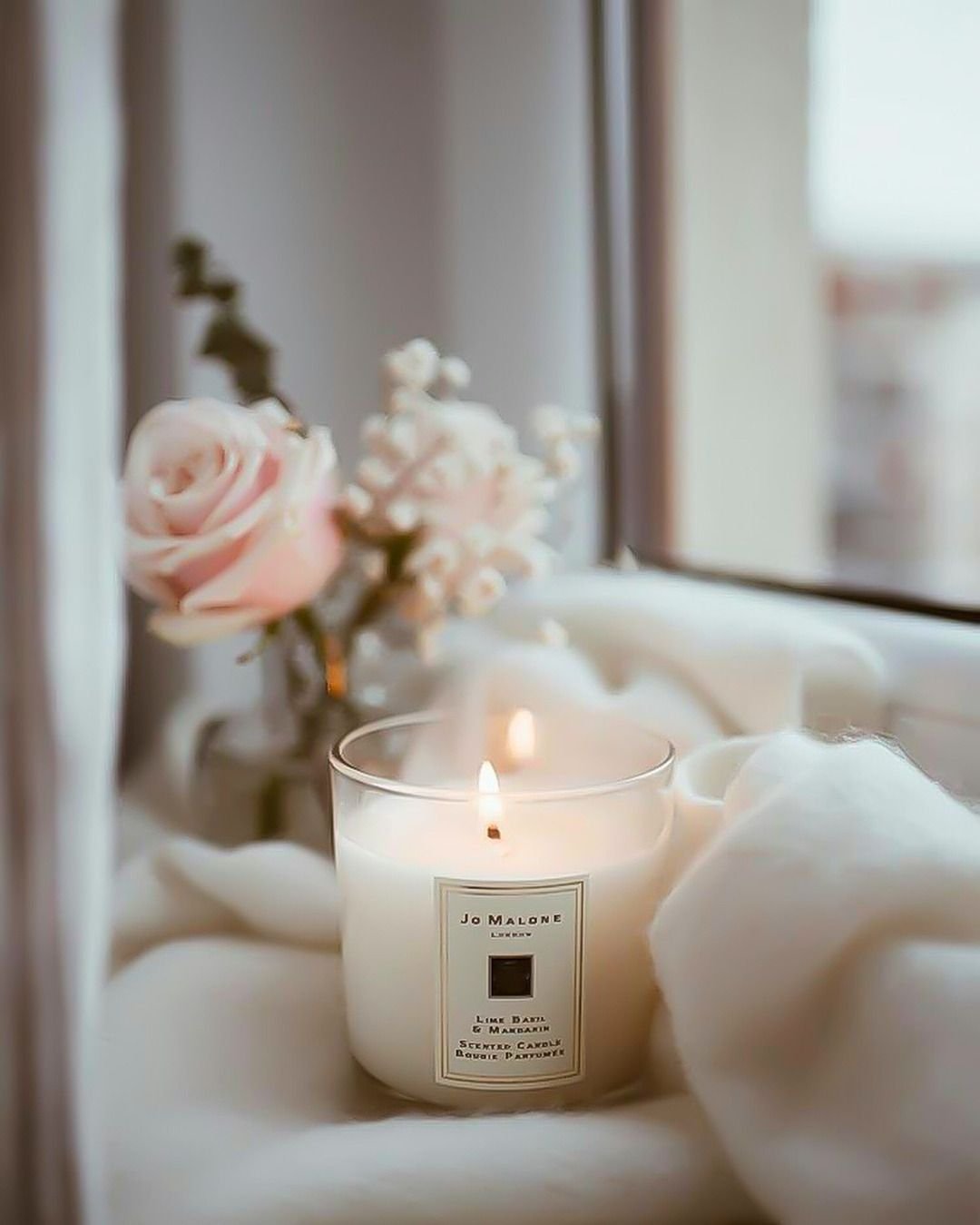 Свечи в бежевых тонах