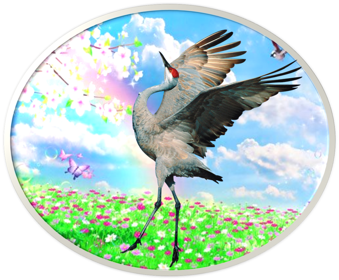 Рамка Журавли