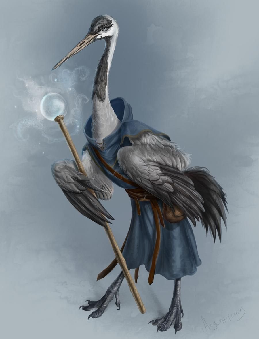 Журавль фэнтези