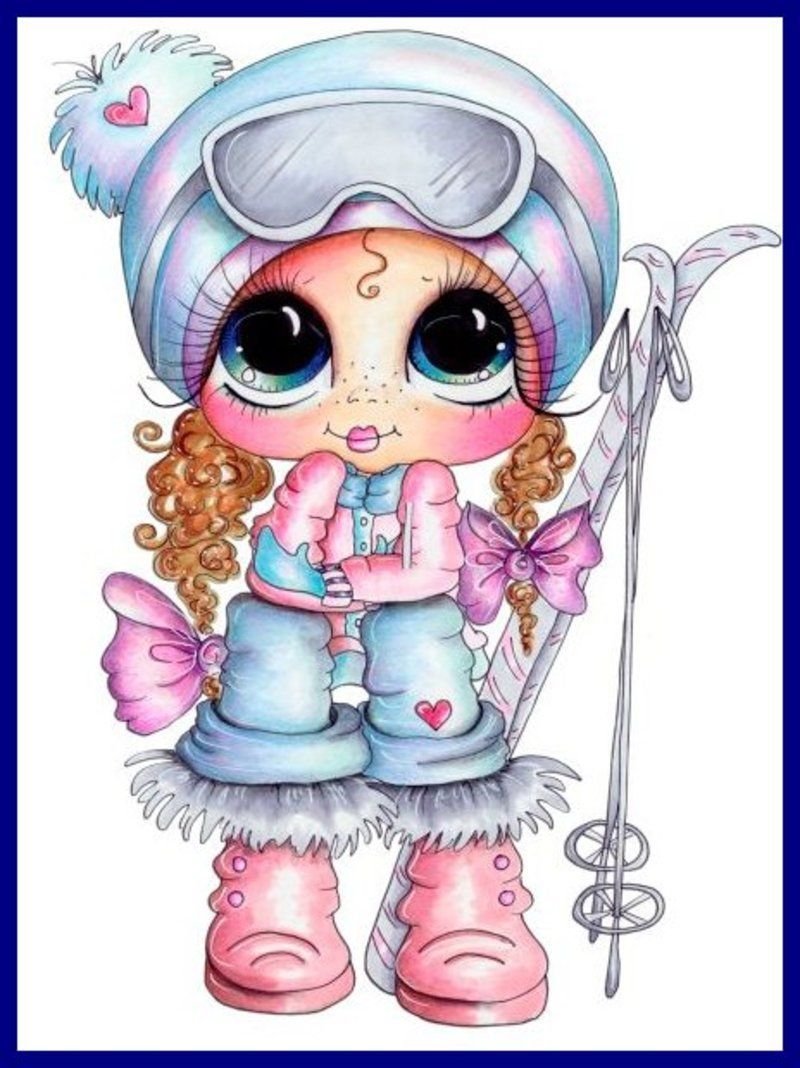 Мультяшная девочка