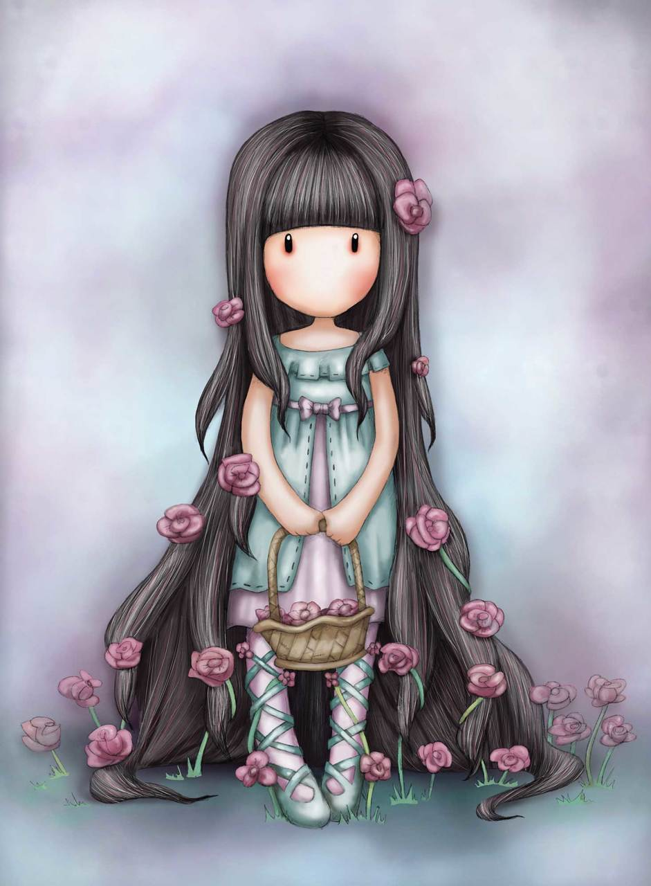 Рисуем веселая кукла