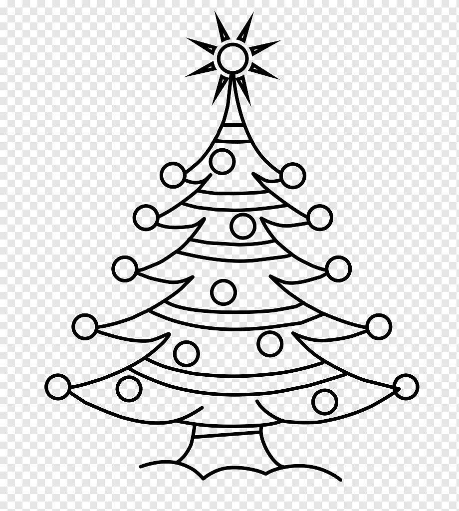 Трафареты хвойных деревьев