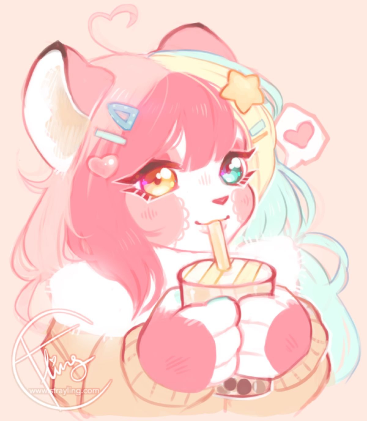 Каваи фурри арт