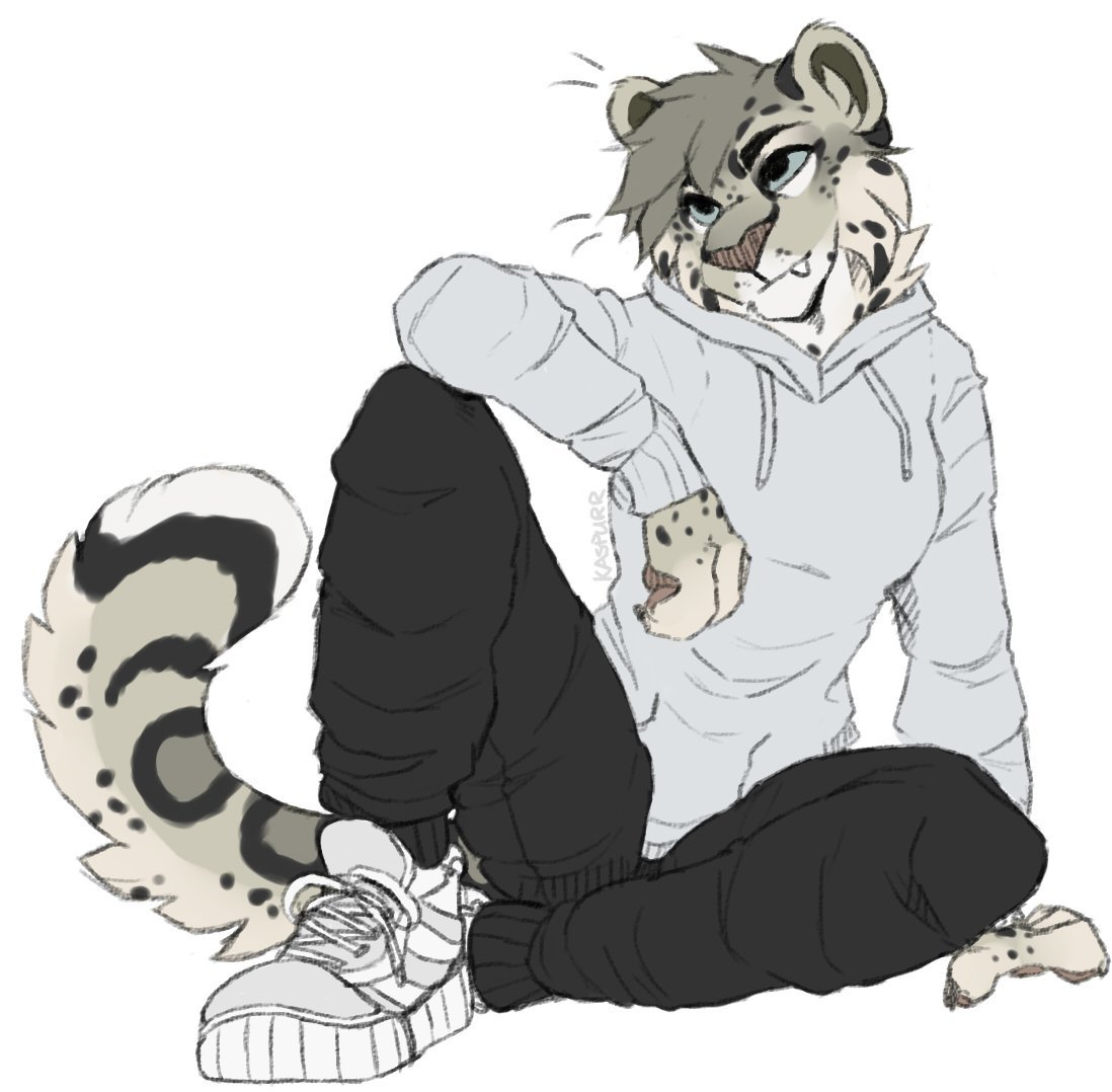 Furry снежный Барс мальчик