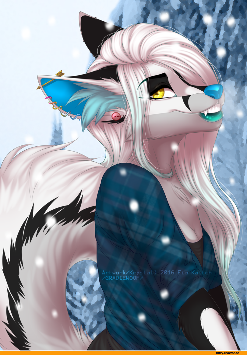 Волчица фурри аниме