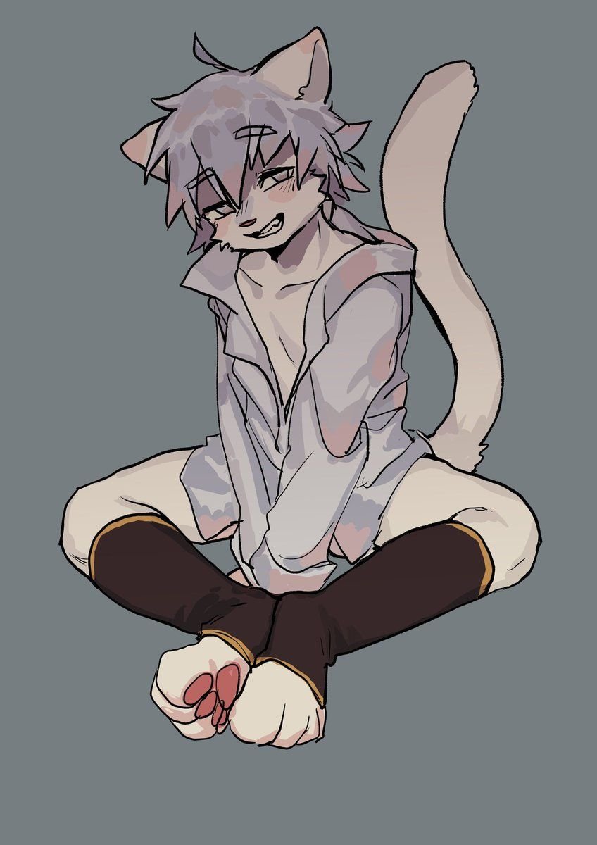 Омега фурри мальчик Омега