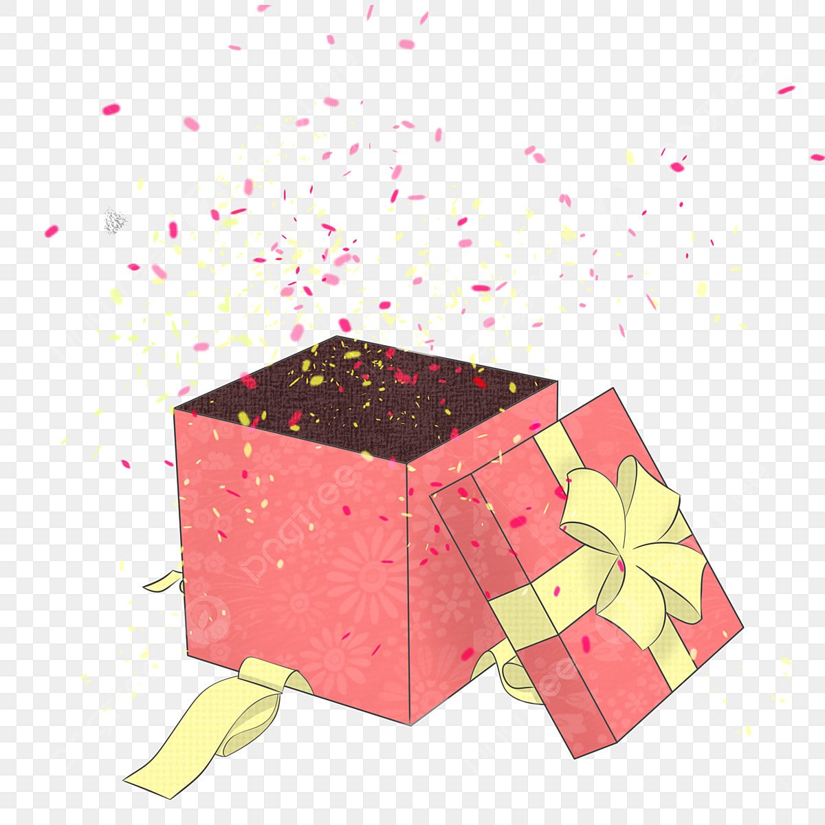 Коробка с сюрпризом нарисовать