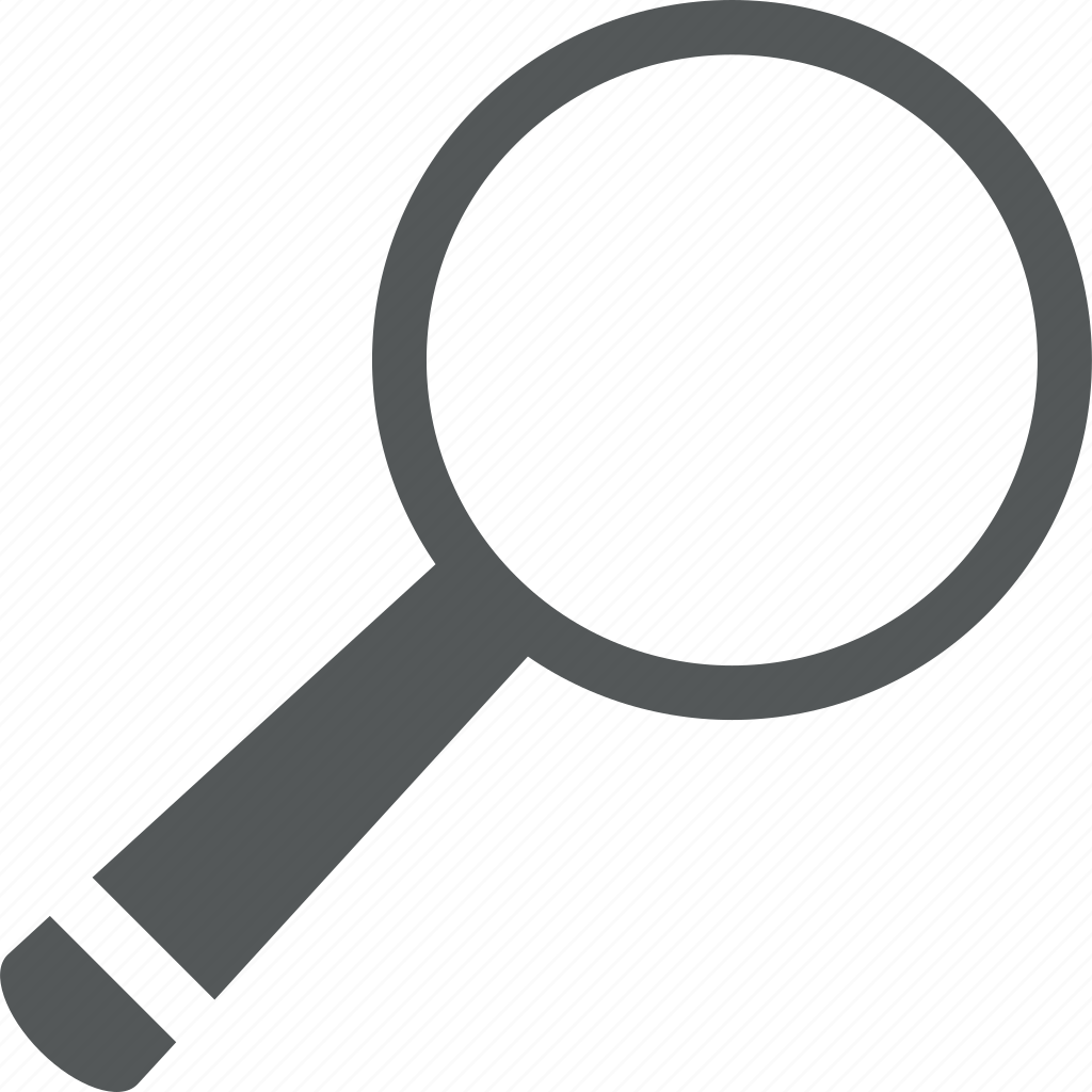 Лупа на синем фоне