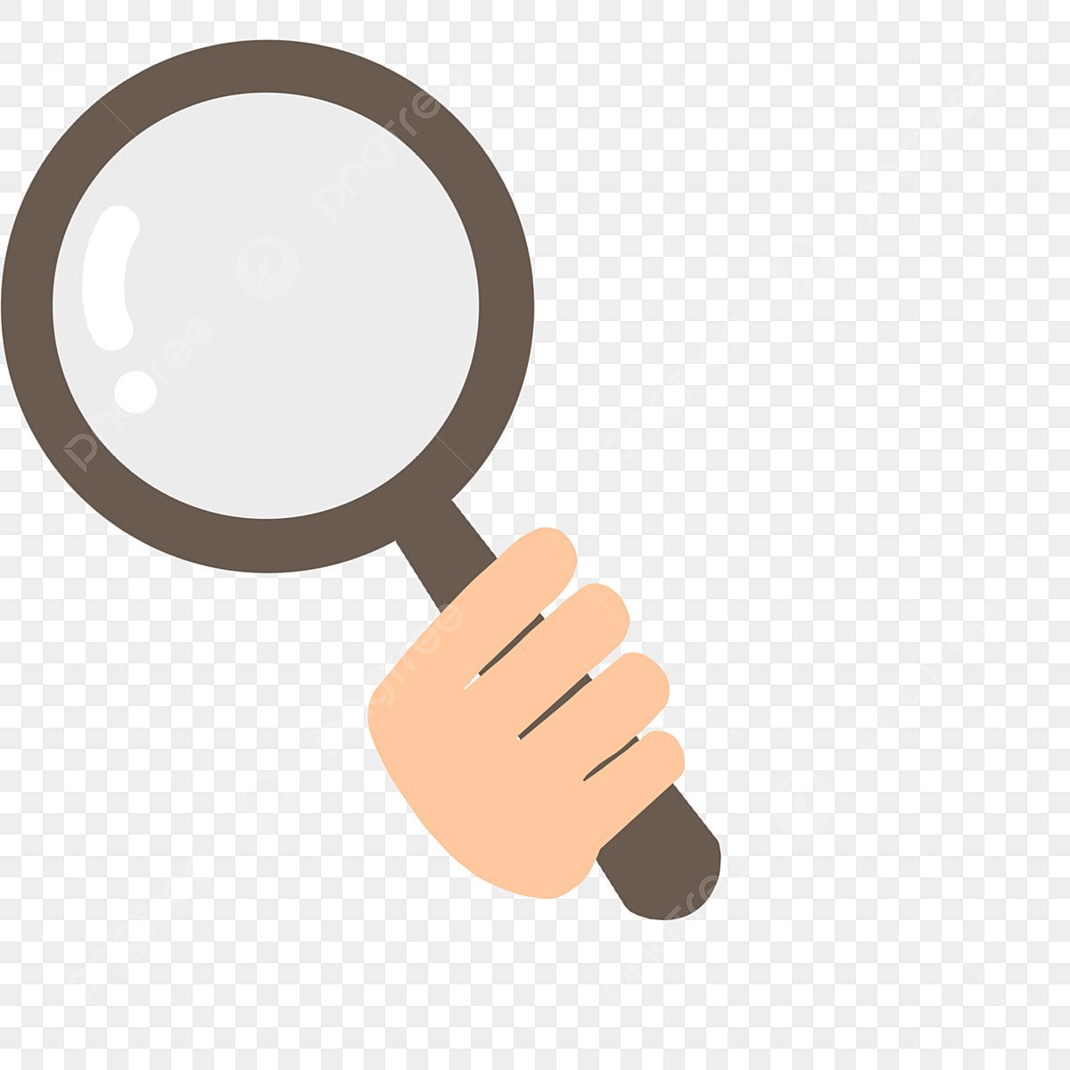 Лупа черно белая