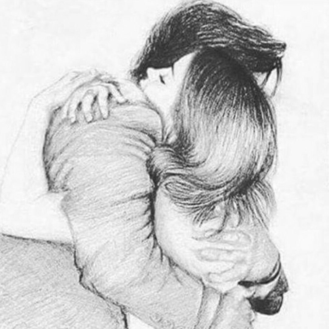 Объятия рисунок