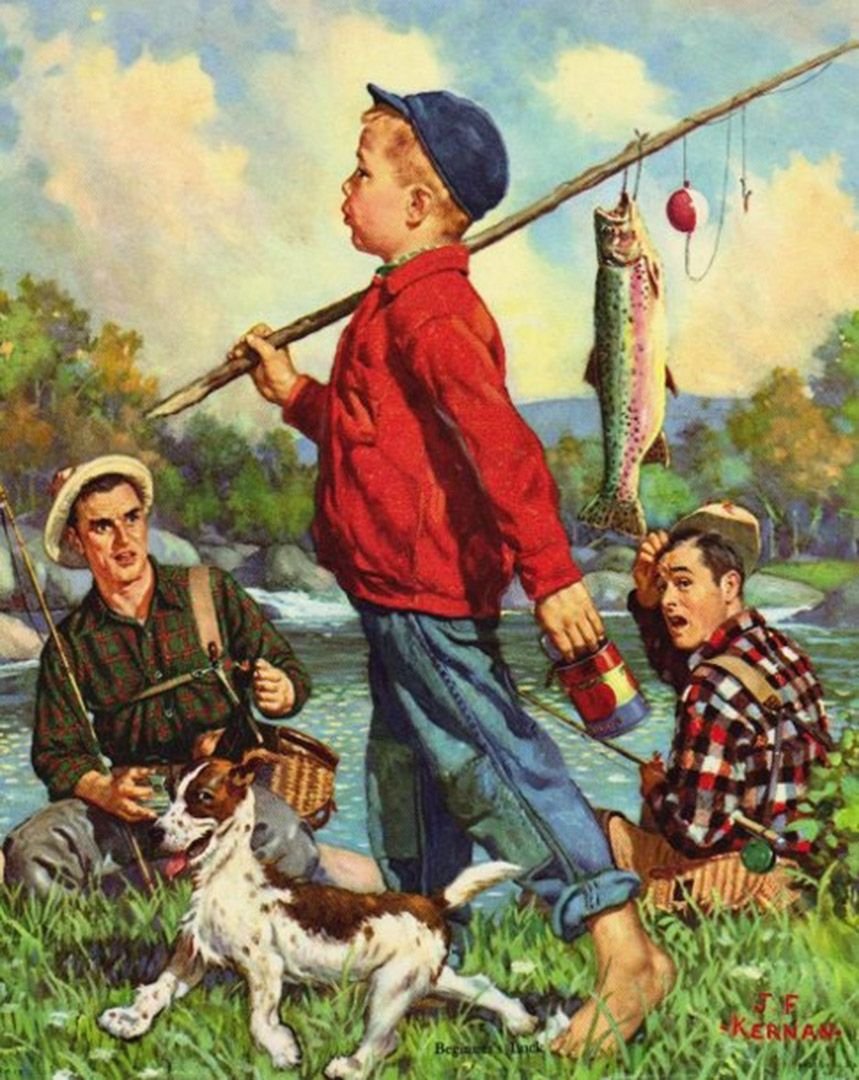 Рыбалка картина