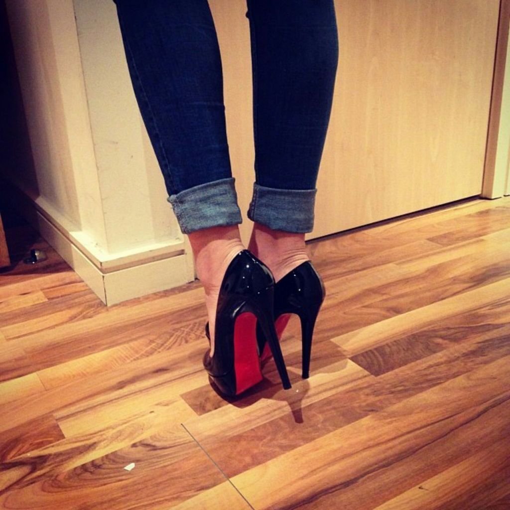 Селфи туфли на каблуке