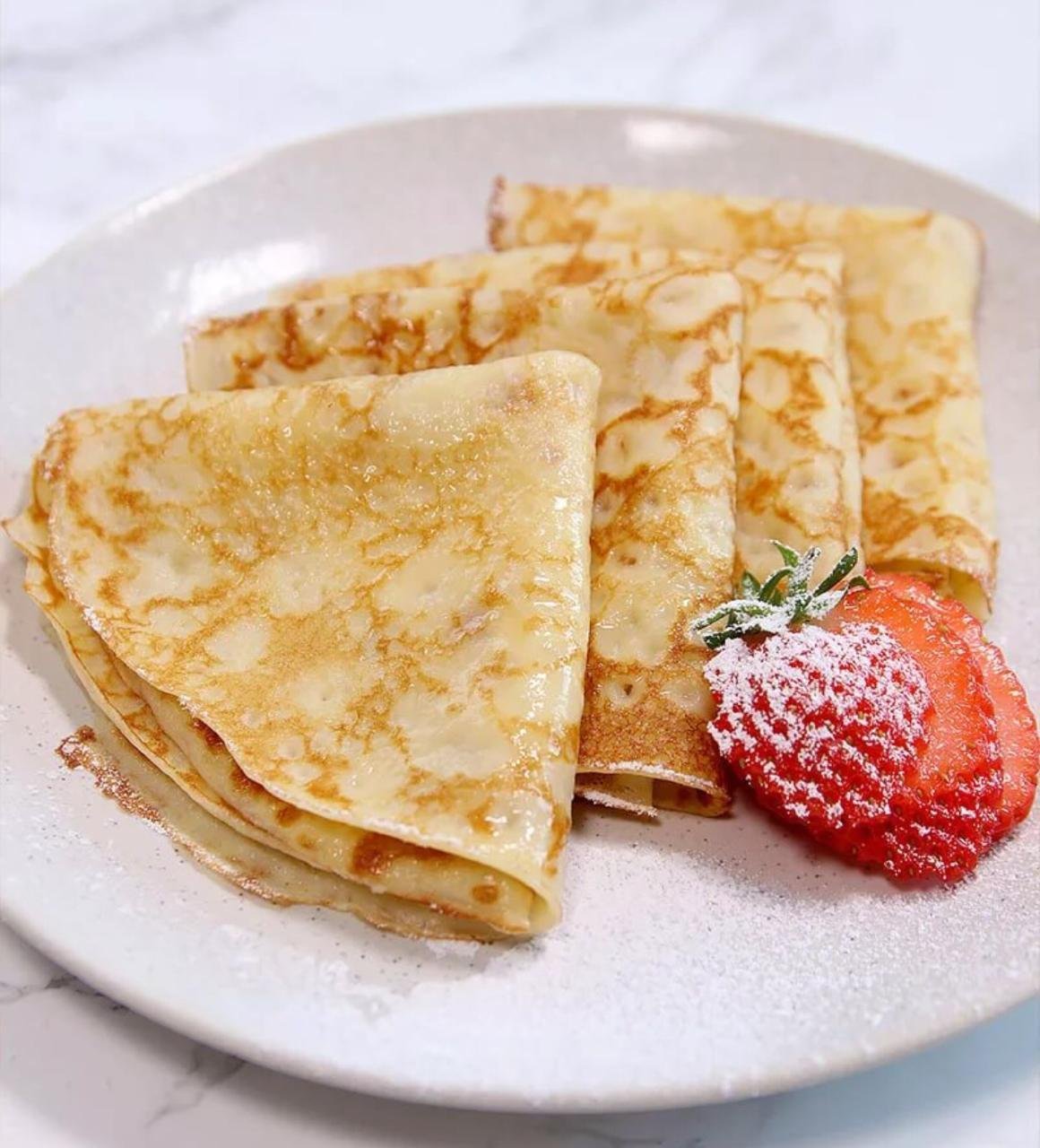 Блинчики на тарелочке