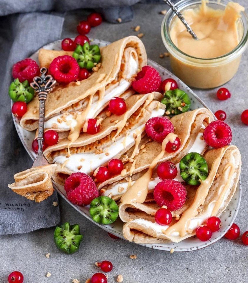 Блины красиво