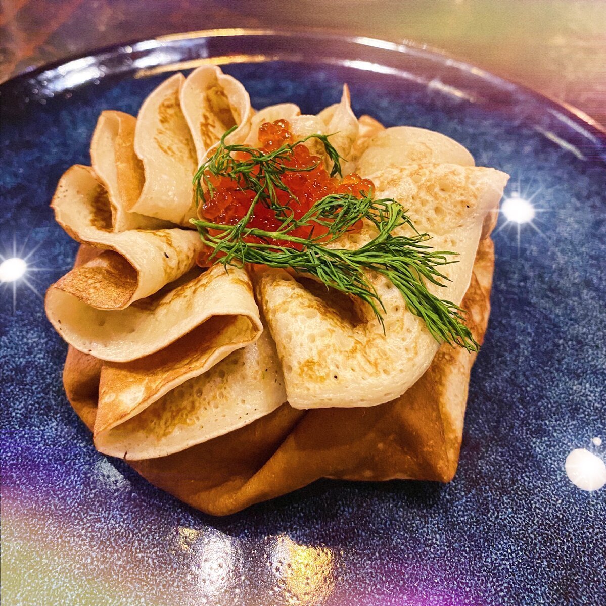 Подача блинов