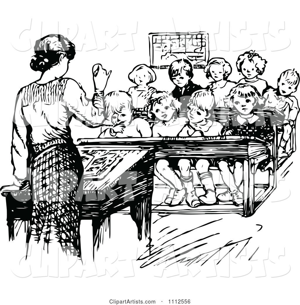 Учитель в графике