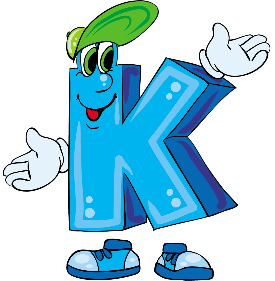 Буквы в виде человечков