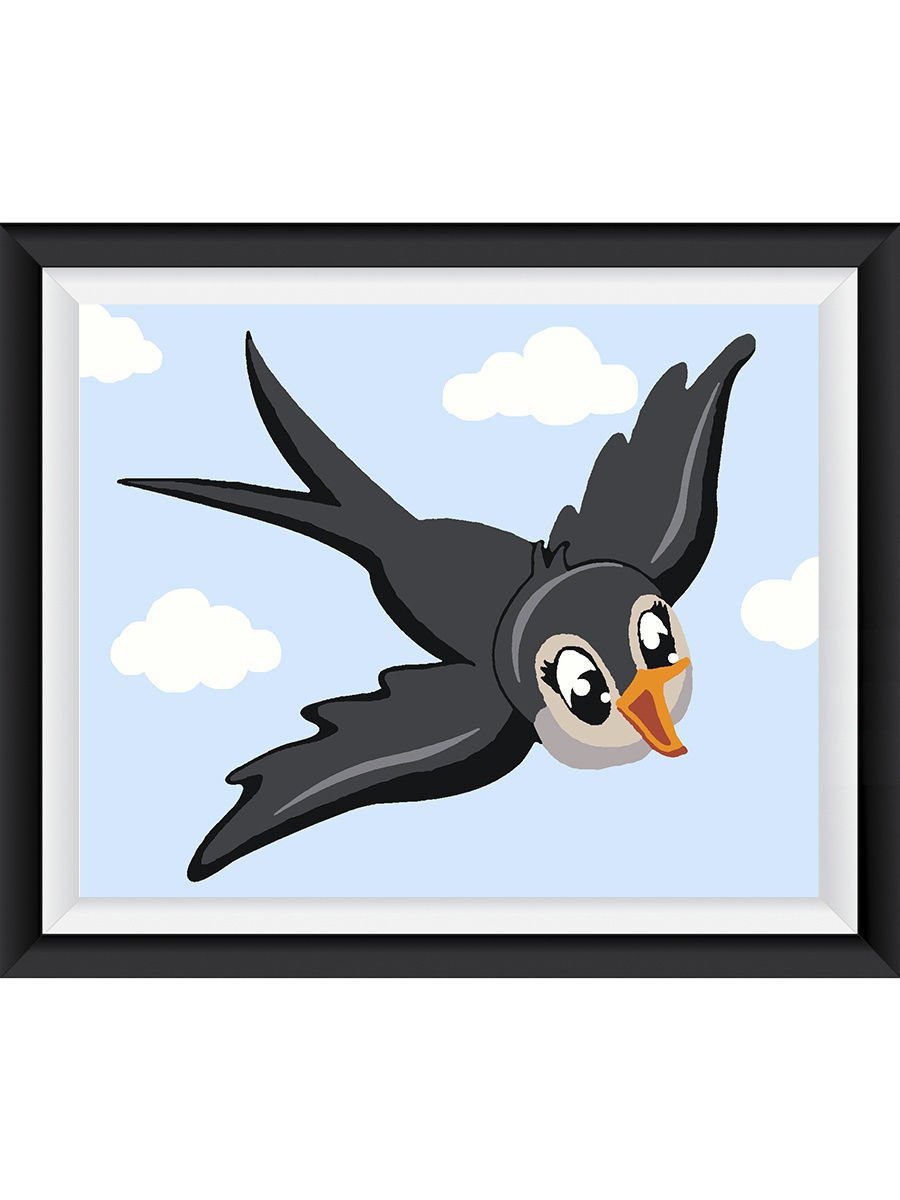 Нарисовать ласточку