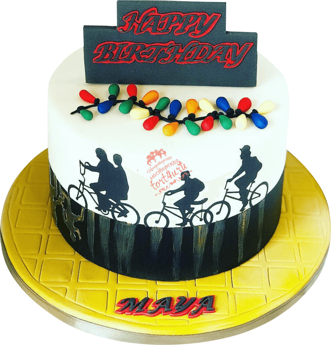 Торт stranger things на 12 лет