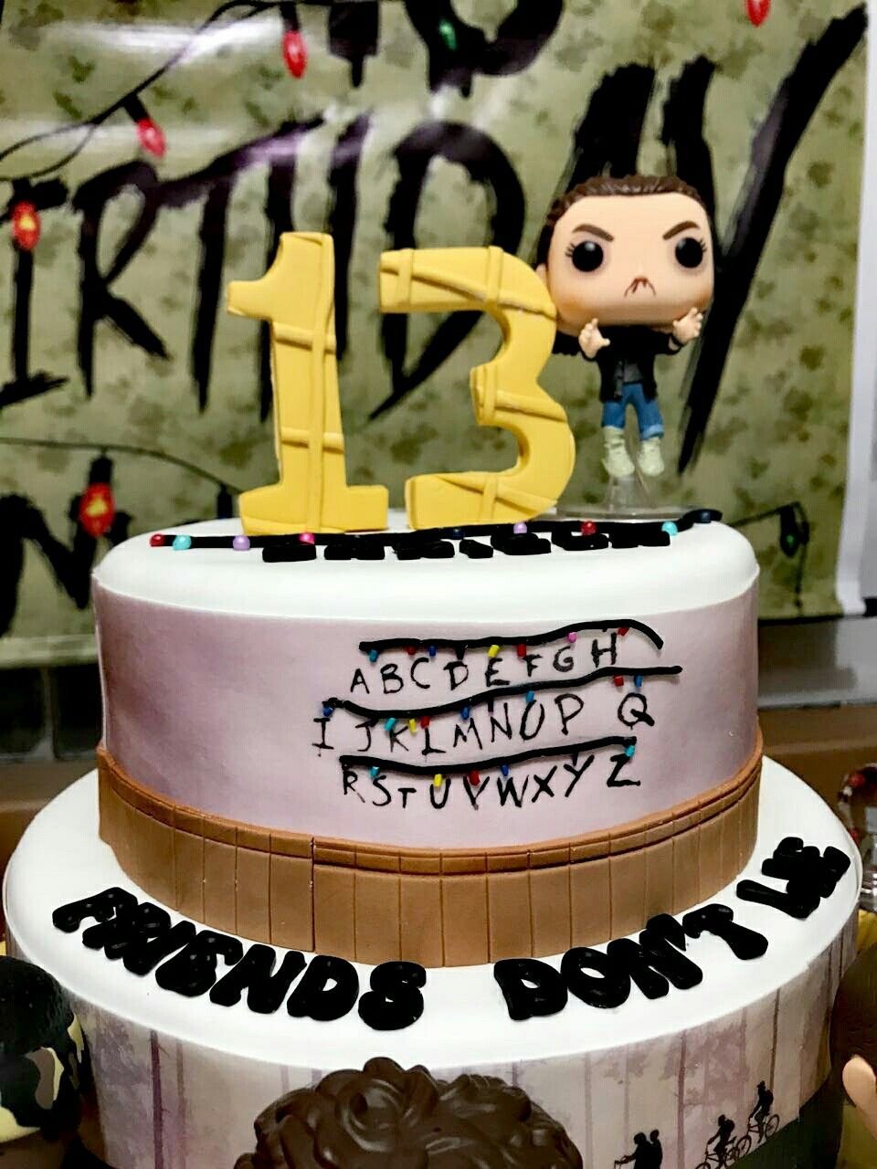 Торт stranger things