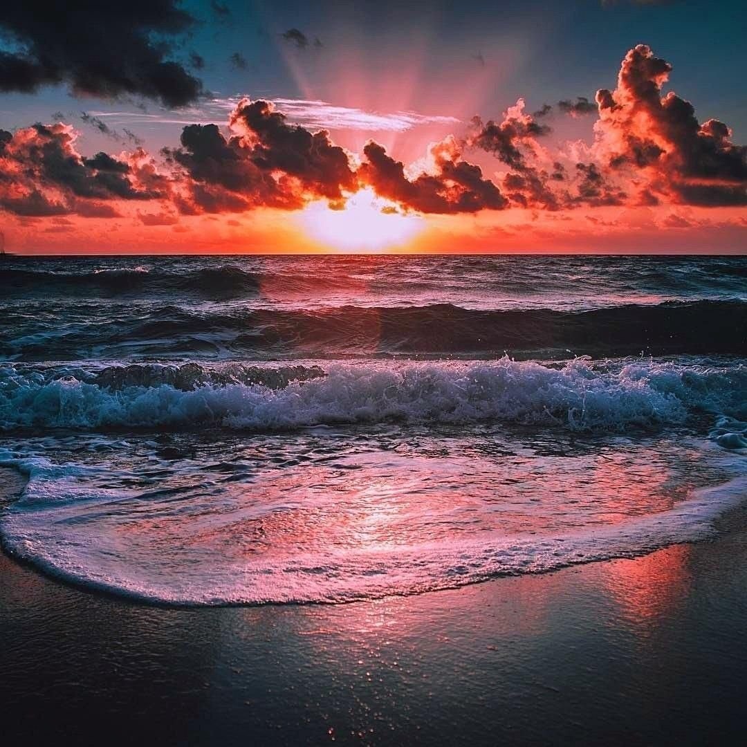 Морской Горизонт закат