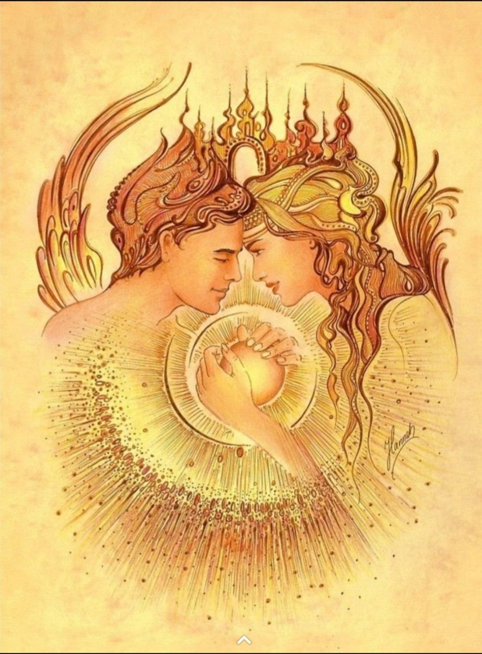 Близнецовые пламена картины