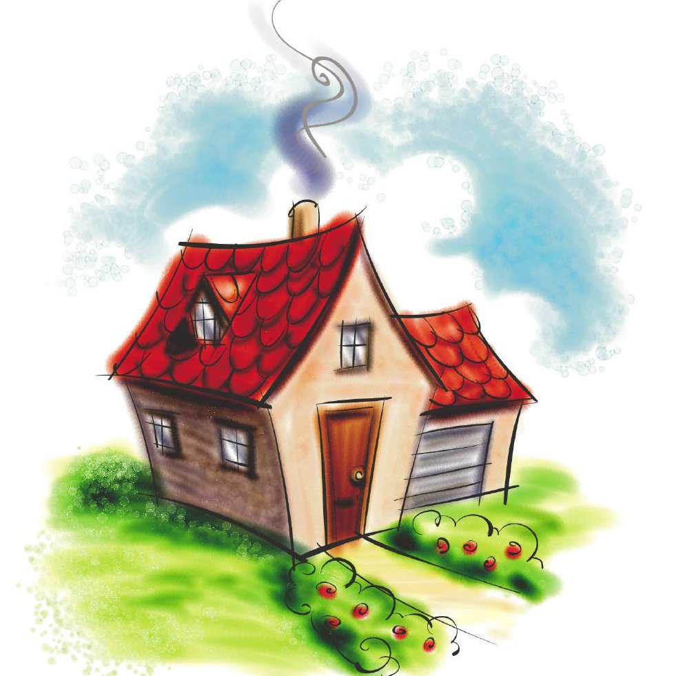 Дачный домик картинки без фона