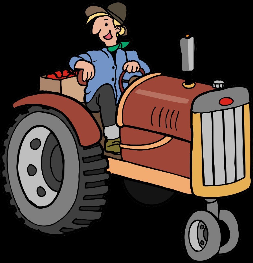 Тракторист мультяшный